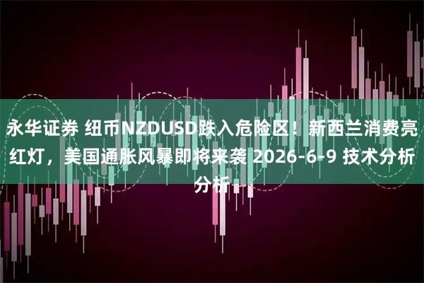 永华证券 纽币NZDUSD跌入危险区！新西兰消费亮红灯，美国通胀风暴即将来袭 2026-6-9 技术分析